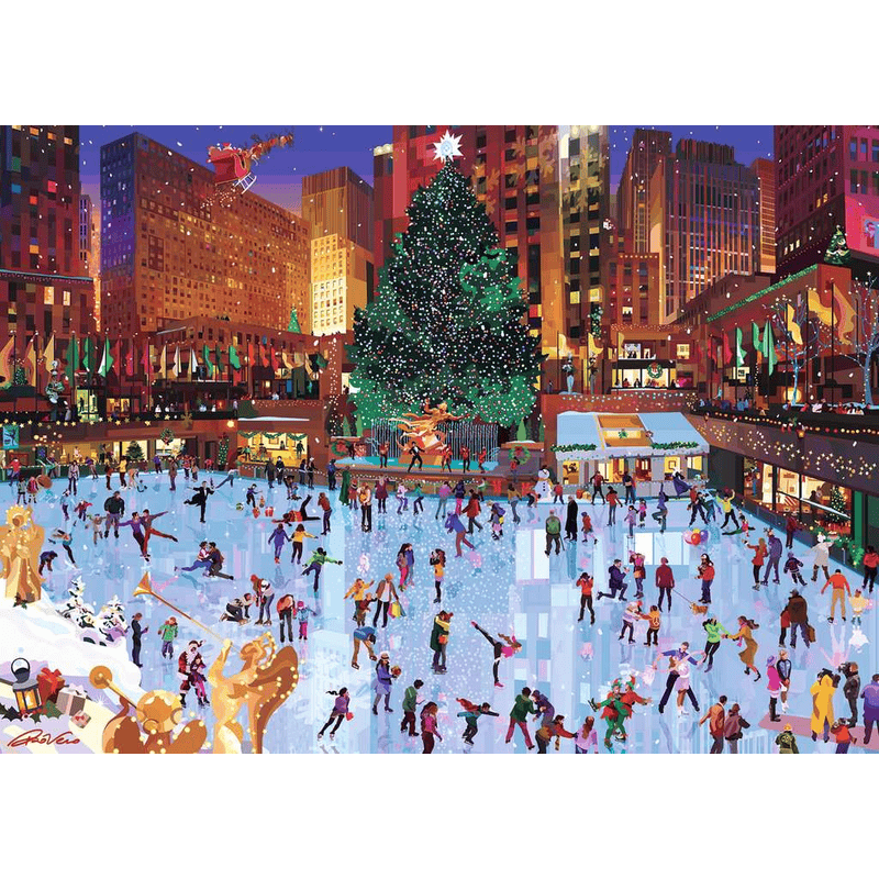 Rockefeller Center Joy (Puzzle 1000 pcs) CASSE-TÊTE - 1000 morceaux
