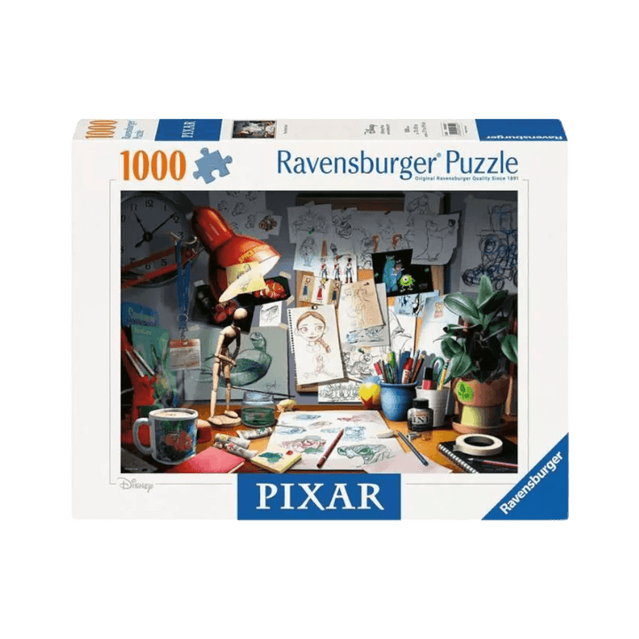 The Artist's Desk (Puzzle 1000 pcs) CASSE-TÊTE - 1000 morceaux