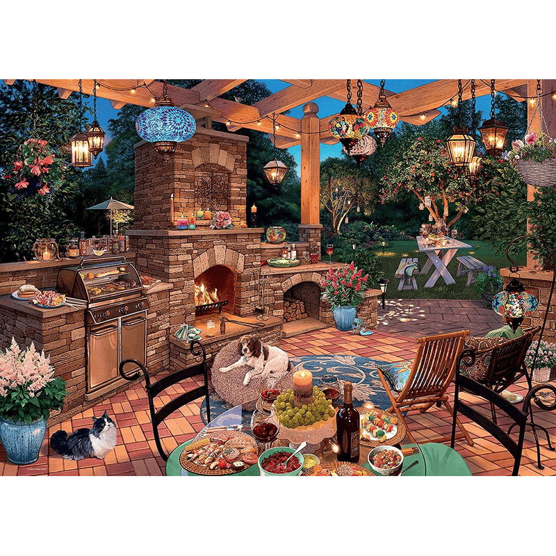 The Garden Kitchen (1000 pc) CASSE-TÊTE - 1000 morceaux