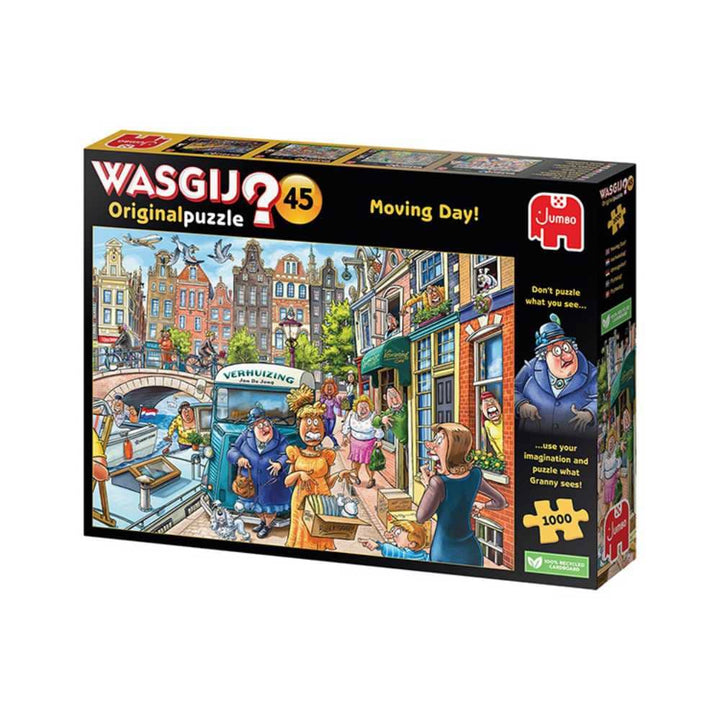 Wasgij - Original 45 - Journée de déménagement | Moving House (1000 pc) CASSE-TÊTE - 1000 morceaux