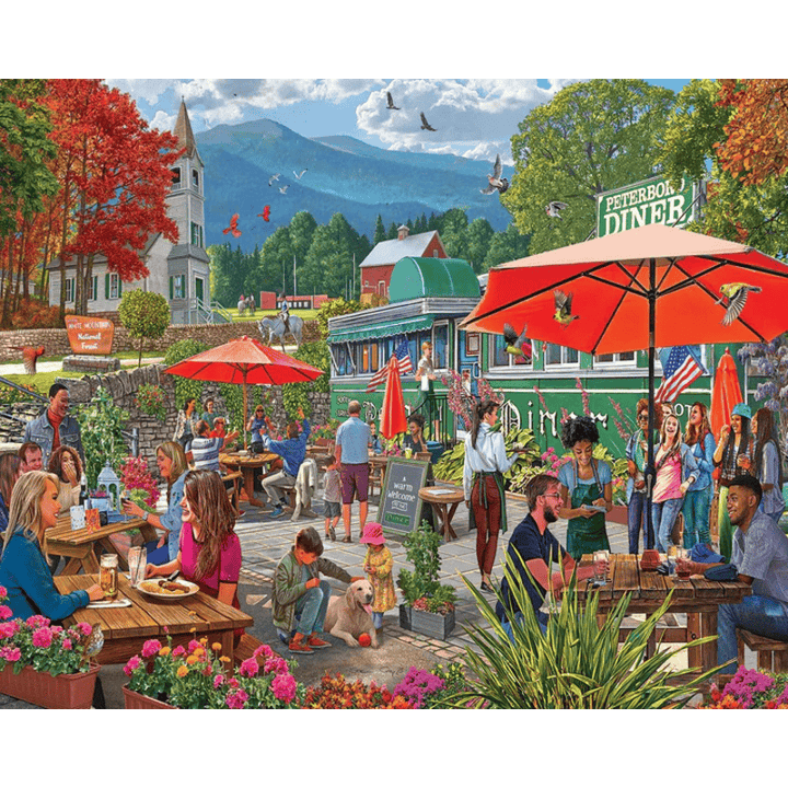 White Mountain Diner (Puzzle 1000 pcs) CASSE-TÊTE - 1000 morceaux