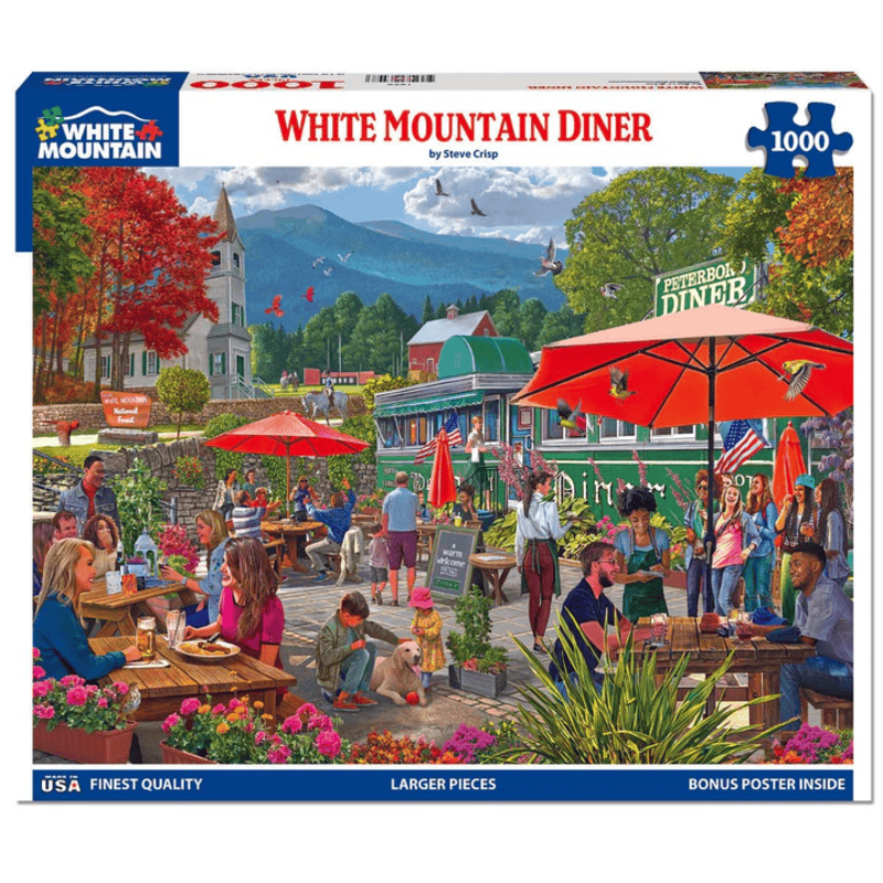 White Mountain Diner (Puzzle 1000 pcs) CASSE-TÊTE - 1000 morceaux
