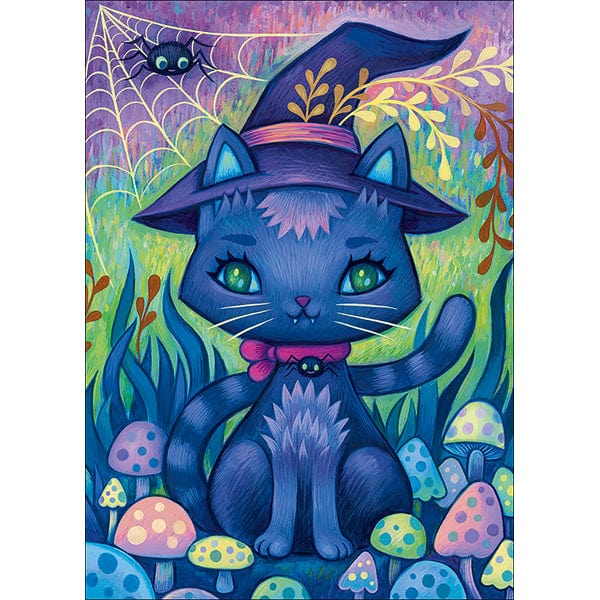 Witch Cat, Dreaming (Puzzle 1000 pcs) CASSE-TÊTE - 1000 morceaux