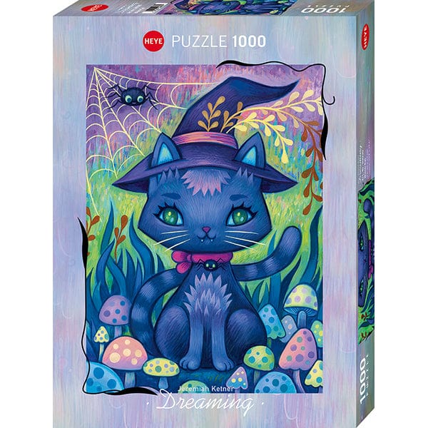 Witch Cat, Dreaming (Puzzle 1000 pcs) CASSE-TÊTE - 1000 morceaux