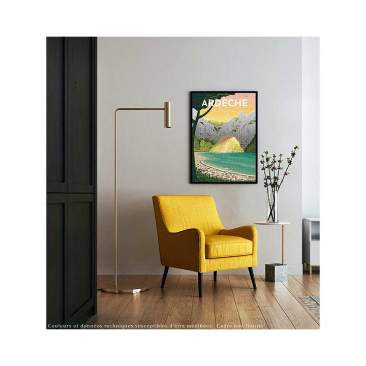 Affiche de l'Ardeche (Puzzle 1500 pcs) CASSE-TÊTE - 1500 morceaux