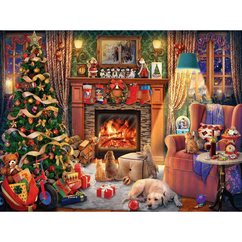 Christmas Eve Seasonal (Puzzle 1500 pcs) CASSE-TÊTE - 1500 morceaux