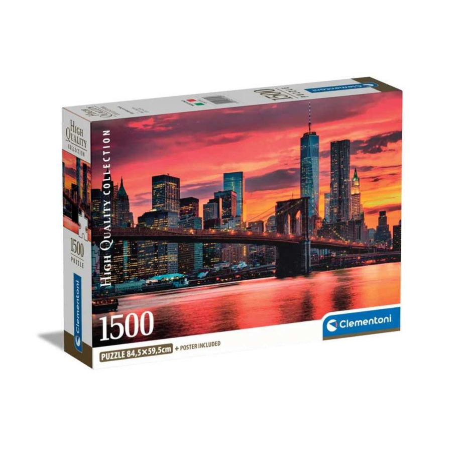 East River au Crépuscule (1500 pcs) CASSE-TÊTE - 1500 morceaux