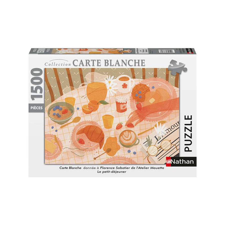 Florence Sabatier : Le Petit-dĂ©jeuner (1500 pcs) CASSE-TĂTE - 1500 morceaux