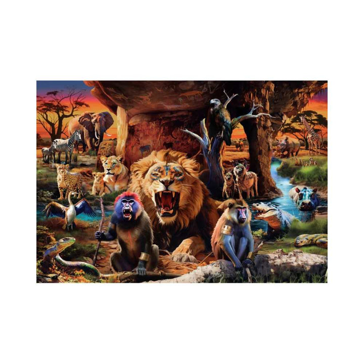 La société tribale (1500 pcs) CASSE-TÊTE - 1500 morceaux
