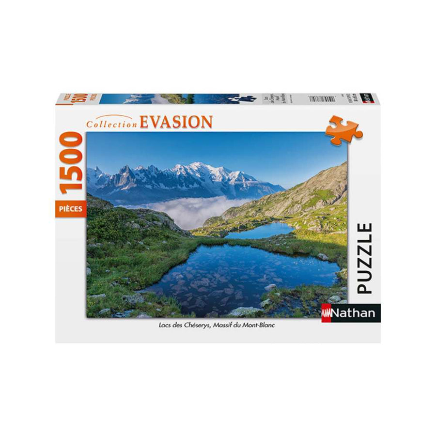 Lacs des Cheserys, Mont Blanc (Puzzle 1500 pcs) CASSE-TÊTE - 1500 morceaux
