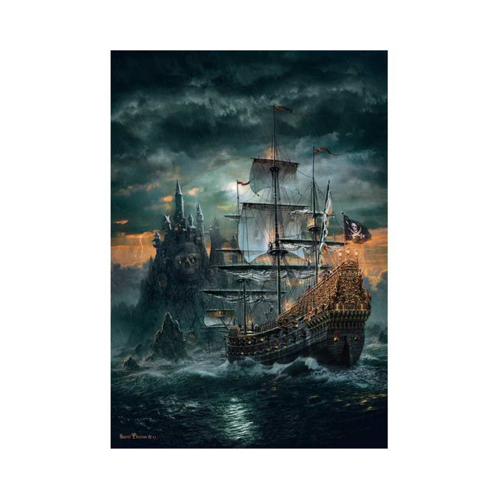Le bateau pirate (1500 pcs) CASSE-TÊTE - 1500 morceaux