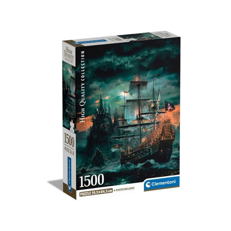 Le bateau pirate (1500 pcs) CASSE-TÊTE - 1500 morceaux