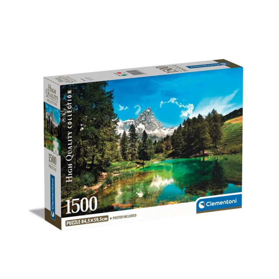 Le lac bleu (1500 pcs) CASSE-TÊTE - 1500 morceaux