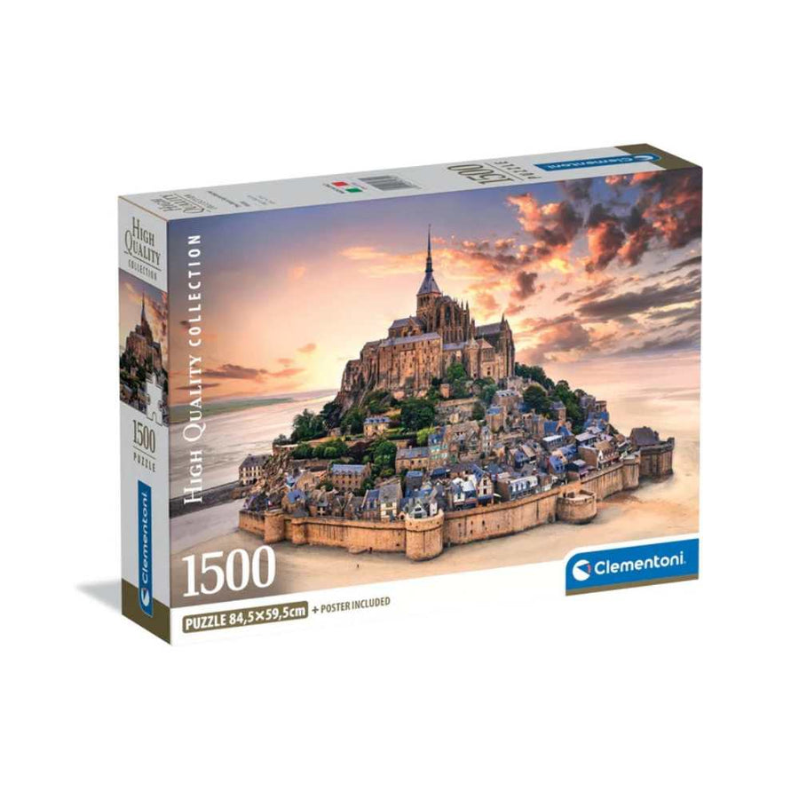 Lever du Mont Saint-Michel (1500 pcs) CASSE-TÊTE - 1500 morceaux