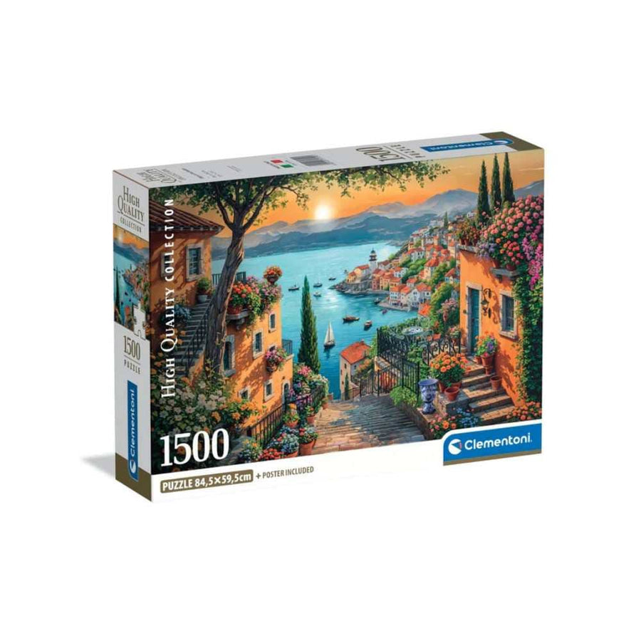 Marches menant au port (1500 pcs) CASSE-TÊTE - 1500 morceaux
