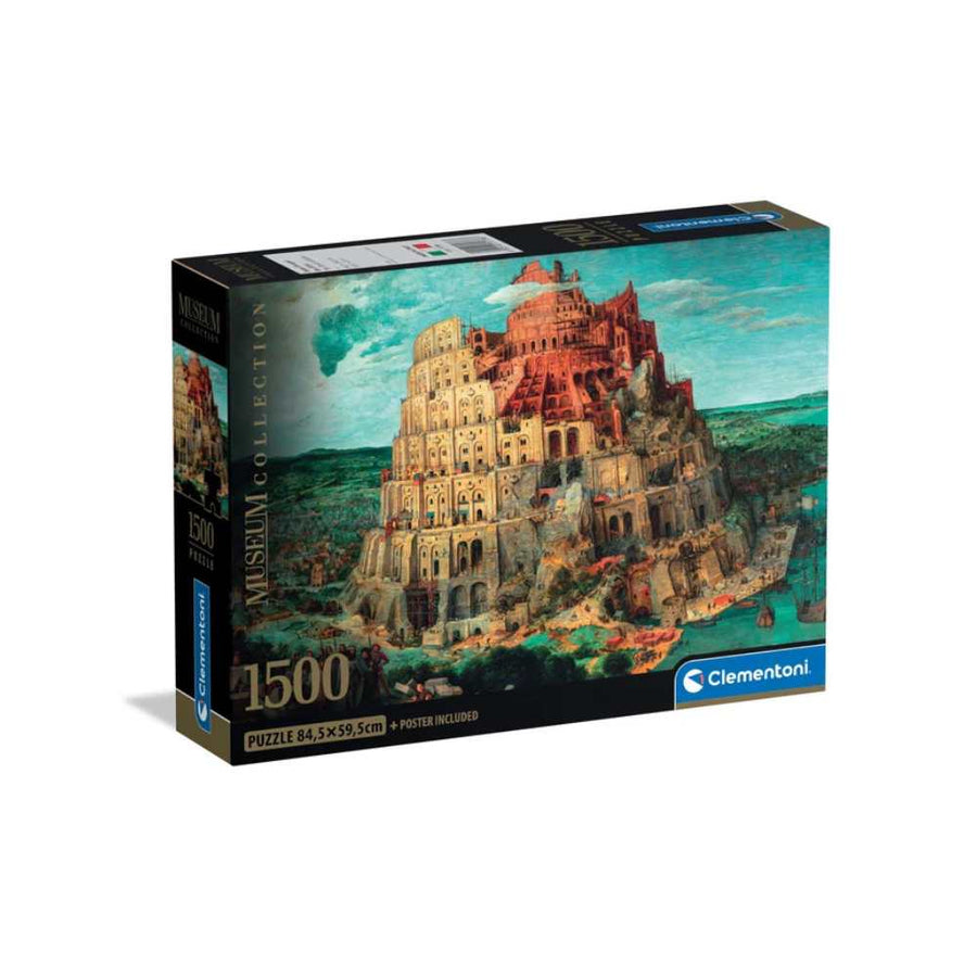 Museum - Bruegel : La tour de Babel (1500 pcs) CASSE-TÊTE - 1500 morceaux