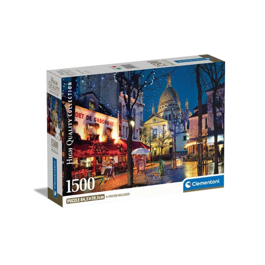 Paris, Montmartre (1500 pcs) CASSE-TÊTE - 1500 morceaux