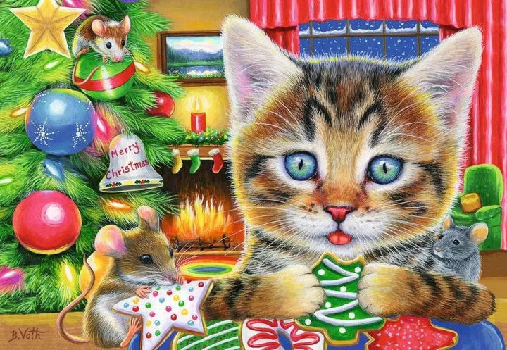 Christmas Kitties (2x24 pcs) CASSE-TÊTE - 2 - 24 morceaux
