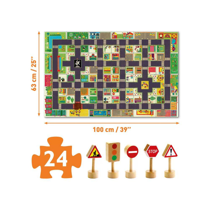La Ville (24 pcs) CASSE-TÊTE - 2 - 24 morceaux
