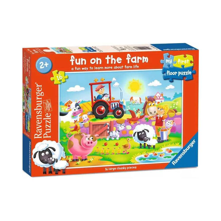 My First Puzzles - Fun on the Farm 16pc Floor (16 pcs) CASSE-TÊTE - 2 - 24 morceaux