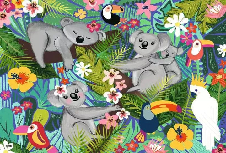 Puzzle 2 X 24: Koalas and Sloths CASSE-TÊTE - 2 - 24 morceaux