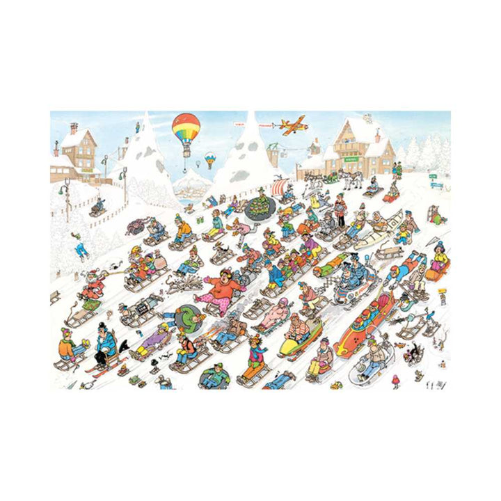 Descente effrenée à la montagne, JvH (Puzzle 2000 pcs) CASSE-TÊTE - 2000 morceaux