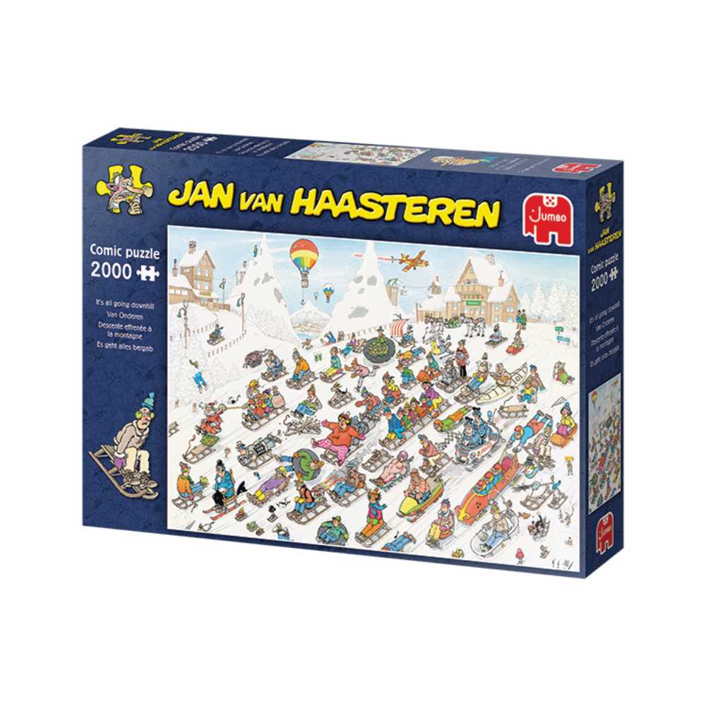 Descente effrenée à la montagne, JvH (Puzzle 2000 pcs) CASSE-TÊTE - 2000 morceaux