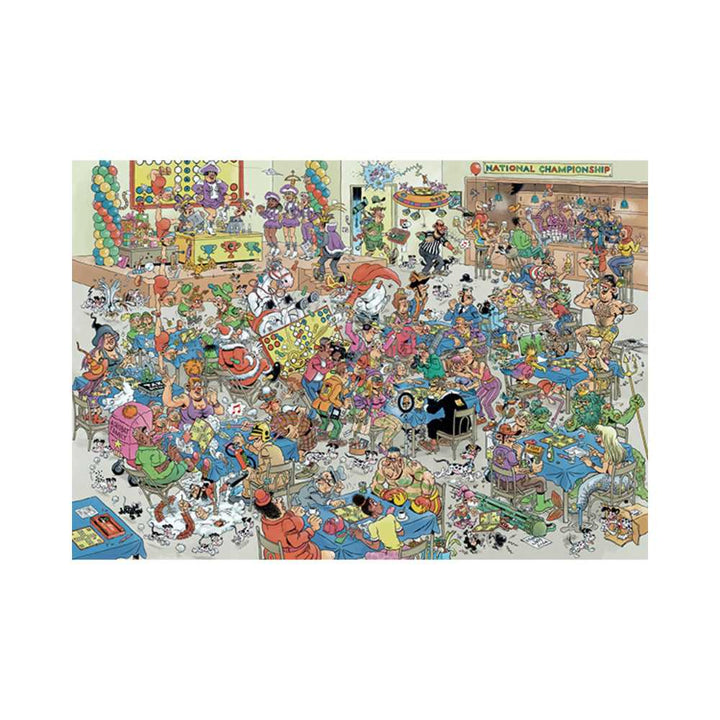 Jan van Haasteren : Bataille de Ludo | Ludo Battle (2000 pcs) CASSE-TÊTE - 2000 morceaux