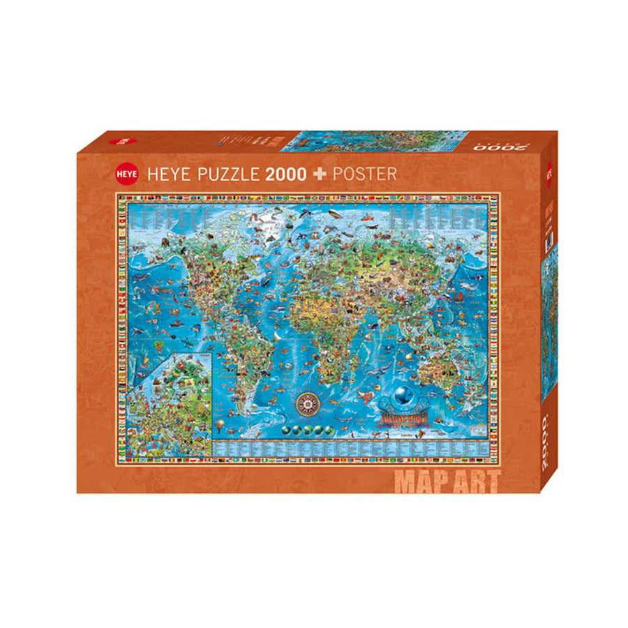 Puzzle 2000: Amazing World CASSE-TĂTE - 2000 morceaux