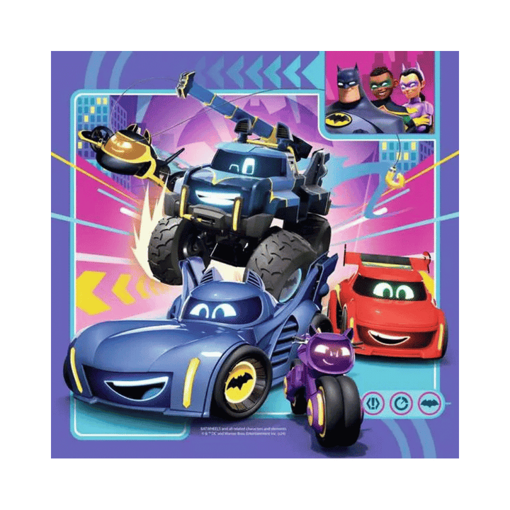 Batwheels (Puzzle 3 x 49 pcs) CASSE-TÊTE - 25-49 morceaux