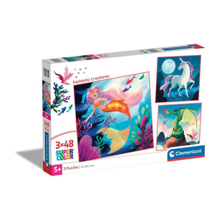 Créatures fantastiques (3x48 pcs) CASSE-TÊTE - 25-49 morceaux