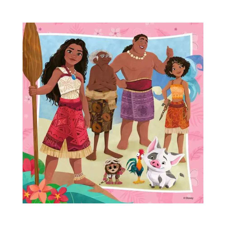 Moana 2 Off To New Adventures (3x49 pcs) CASSE-TÊTE - 25-49 morceaux