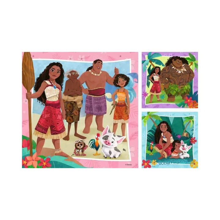 Moana 2 Off To New Adventures (3x49 pcs) CASSE-TÊTE - 25-49 morceaux