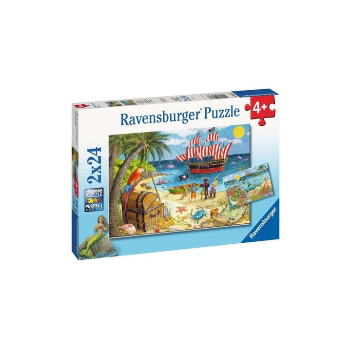 Puzzle 2x24: Pirates and Mermaids CASSE-TÊTE - 25-49 morceaux
