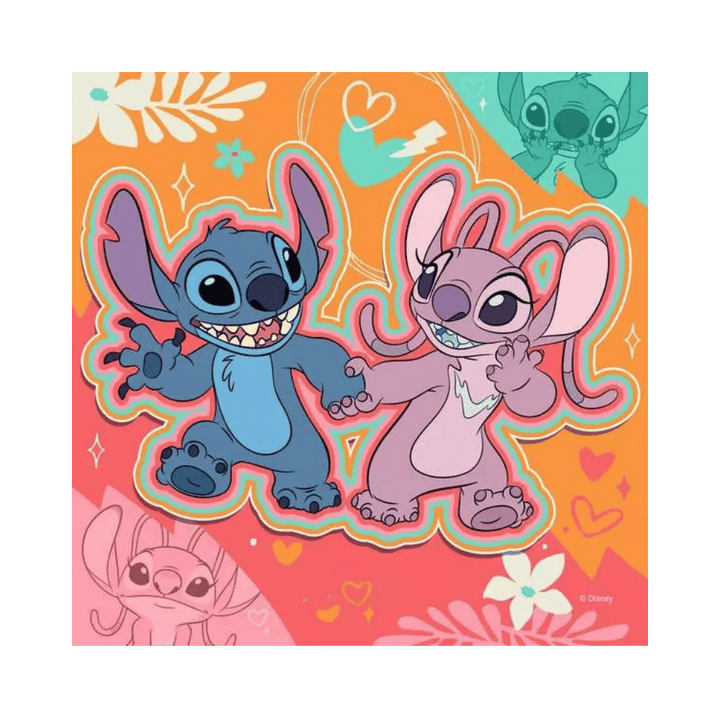 Stitch (Puzzle 3x49 pc) CASSE-TÊTE - 25-49 morceaux