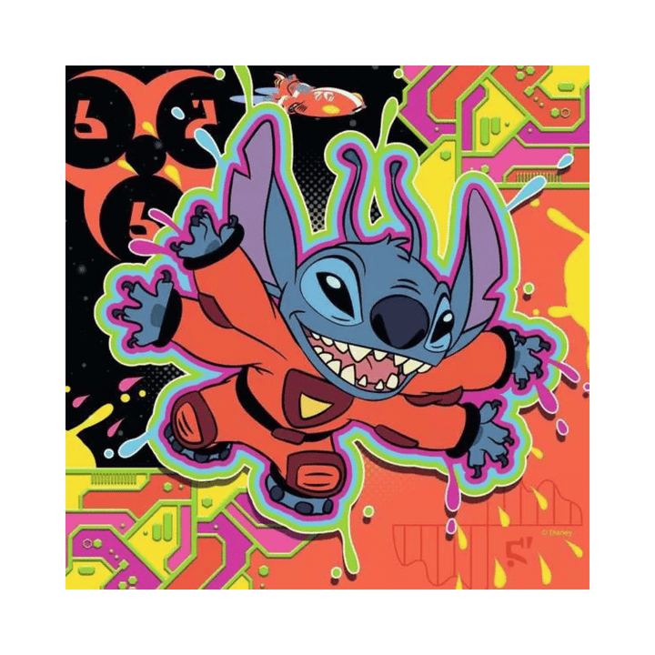 Stitch (Puzzle 3x49 pc) CASSE-TÊTE - 25-49 morceaux