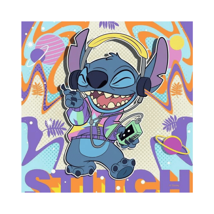 Stitch (Puzzle 3x49 pc) CASSE-TÊTE - 25-49 morceaux