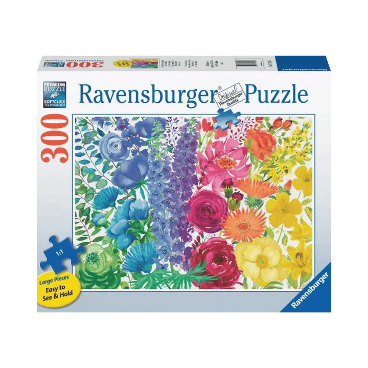Puzzle 300: Floral Rainbow CASSE-TÊTE - 300 - 375 morceaux