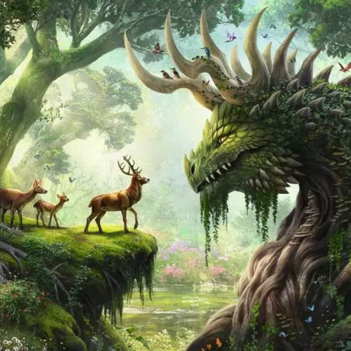 The Forest Dragon Awakes (Puzzle 3000 pcs) CASSE-TÊTE - 3000 morceaux