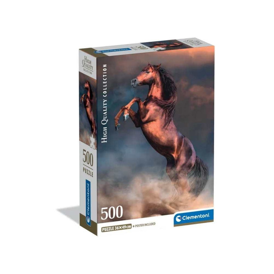 Étalon rouge sauvage (500 pcs) CASSE-TÊTE - 400 - 550 morceaux