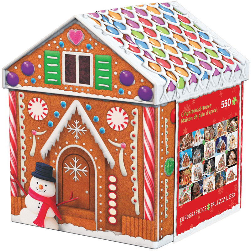 Gingerbread House Tin (550 pcs) CASSE-TĂTE - 400 - 550 morceaux