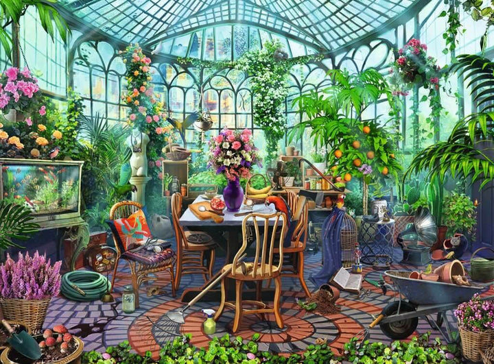 Greenhouse Morning (Puzzle 500 pcs) CASSE-TÊTE - 400 - 550 morceaux