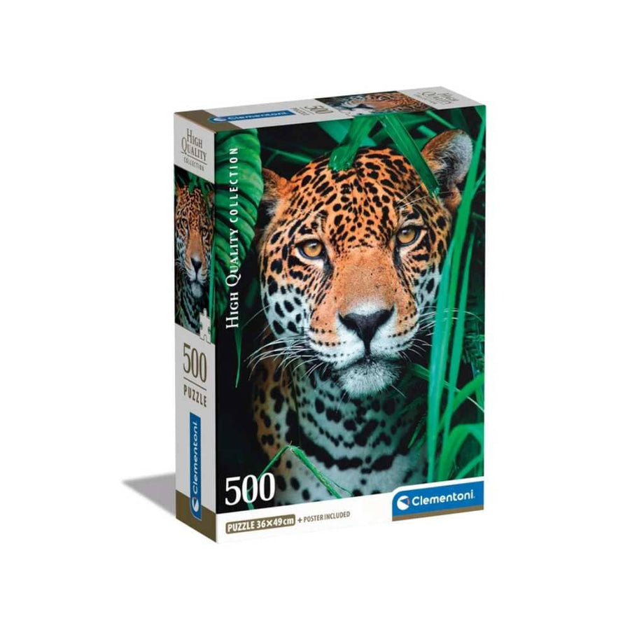 Jaguar dans la jungle (500 pcs) CASSE-TÊTE - 400 - 550 morceaux