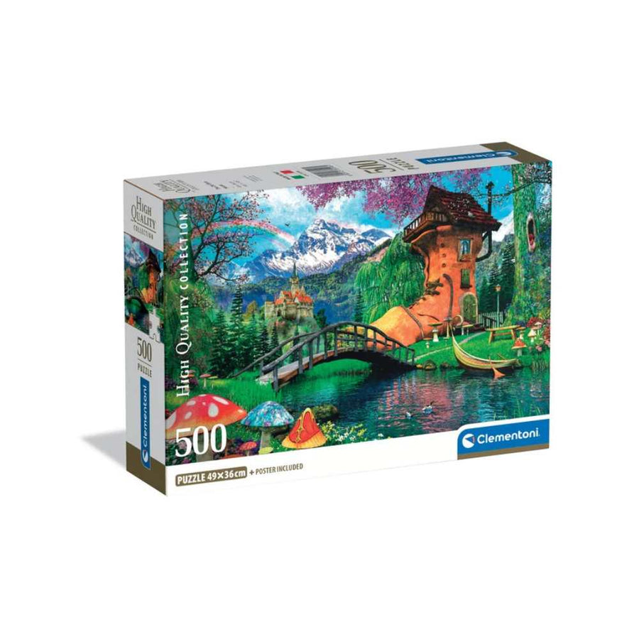 La vieille maison chaussure (500 pcs) CASSE-TÊTE - 400 - 550 morceaux