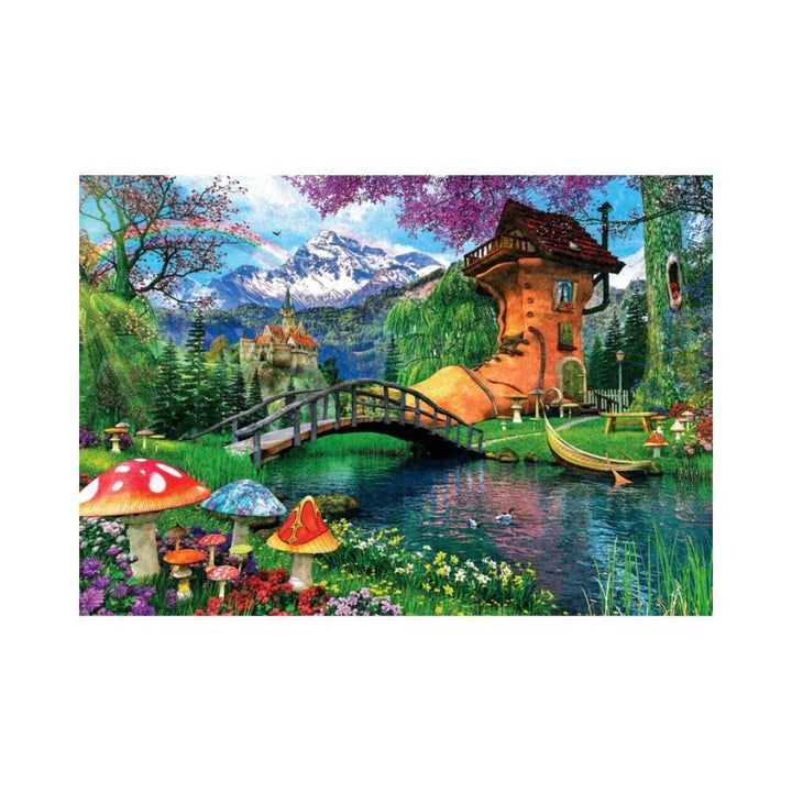 La vieille maison chaussure (500 pcs) CASSE-TÊTE - 400 - 550 morceaux