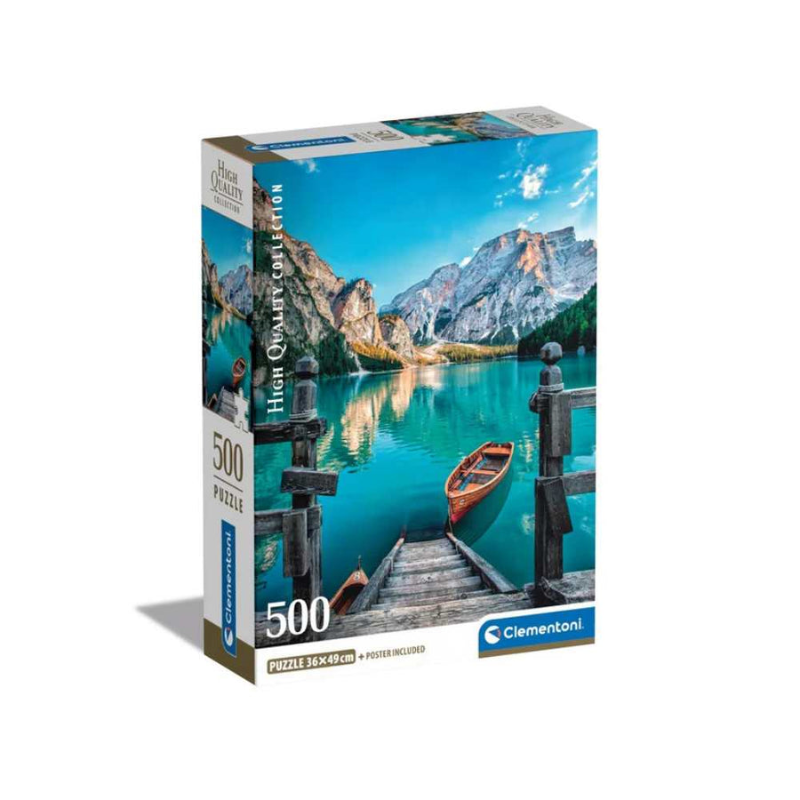 Lac de Braies (500 pcs) CASSE-TÊTE - 400 - 550 morceaux