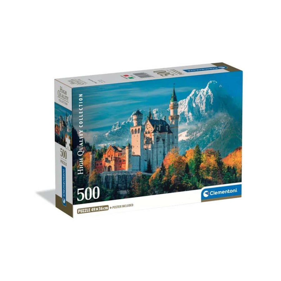 Le château de Neuschwanstein (500 pcs) CASSE-TÊTE - 400 - 550 morceaux