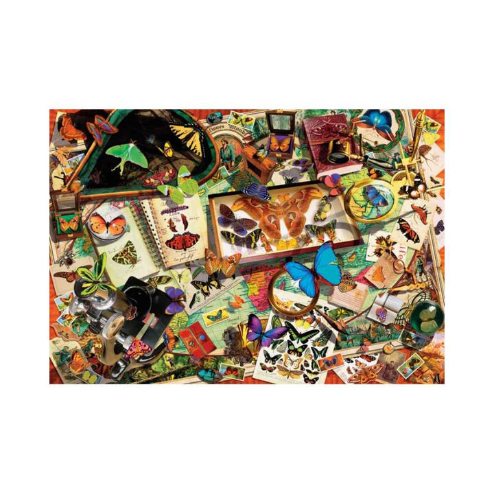 Le collectionneur de papillon (500 pcs) CASSE-TÊTE - 400 - 550 morceaux