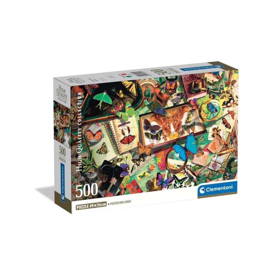 Le collectionneur de papillon (500 pcs) CASSE-TÊTE - 400 - 550 morceaux