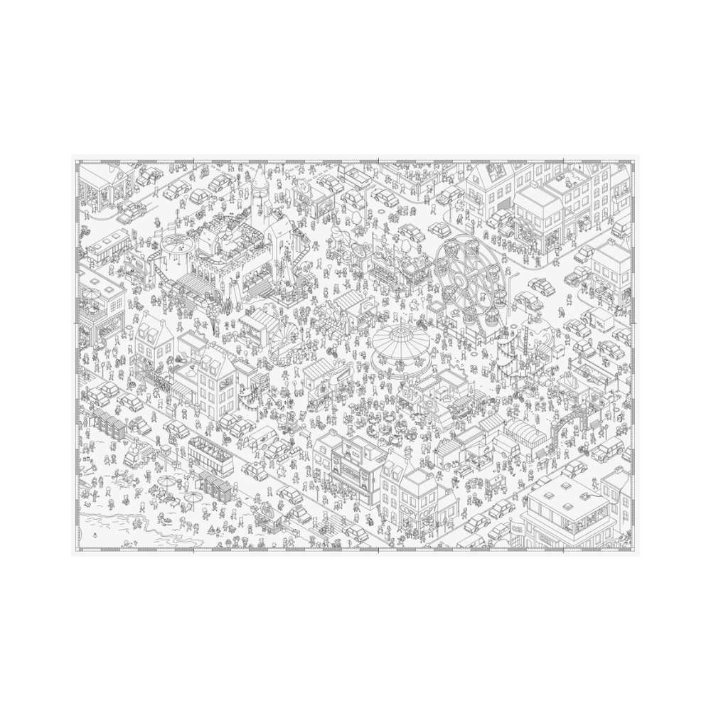 MicroMacro: Le Puzzle - Funfair (FR) (500 pcs) CASSE-TÊTE - 400 - 550 morceaux